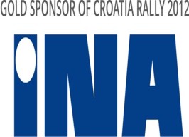 INA - zlatni sponzor Croatia rally-a 2012