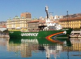 Greenpeaceov brod u riječkoj luci
