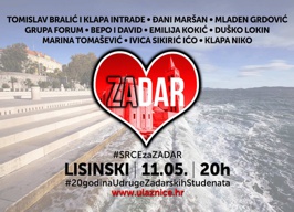 Koncert Srcem za Zadar