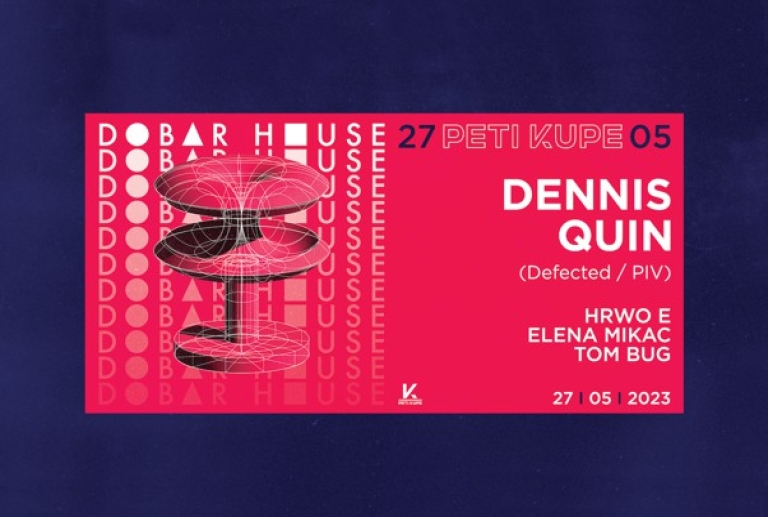 Dobar house za subotu najavljuje gostovanje nizozemskog DJ-a Dennis Quina u Klubu Peti Kupe