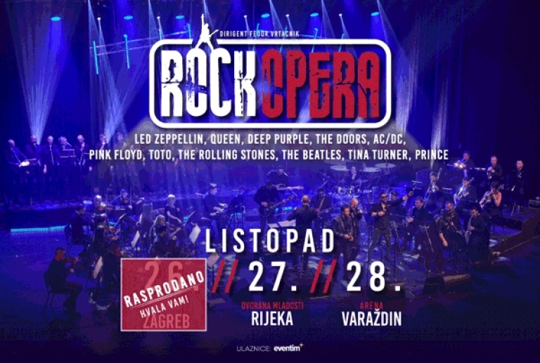 Glazbeni spektakl 'Rock Opera' pobudio veliki interes i u Hrvatskoj
