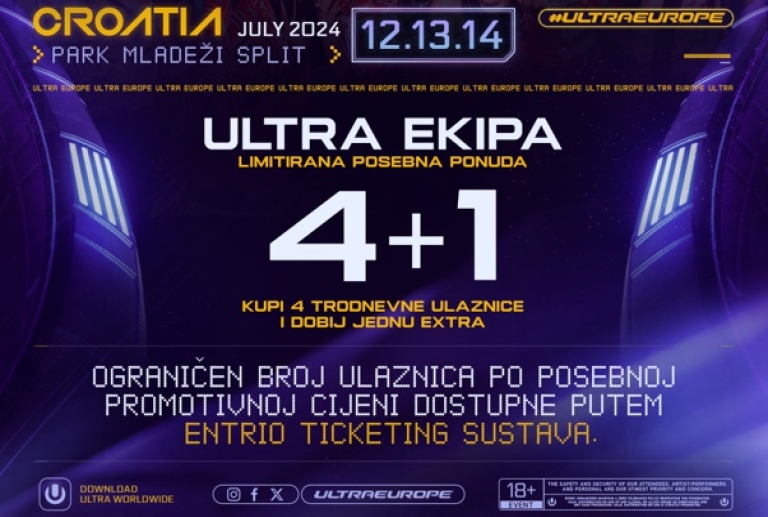 Još samo 100 dana do festivala ULTRA Europe