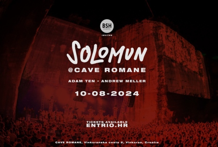 DJ Solomun 10.08. ekskluzivno nastupa u istarskom Cave Romane na BSH spektaklu godine